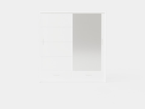 Wardrobe MARSYLIA 208 White 3D Модель