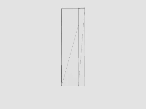 Wardrobe MARSYLIA 208 White 3D Model