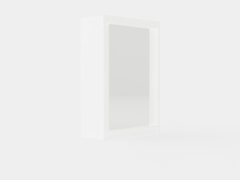 Wardrobe PARIS 150 White 3D 模型
