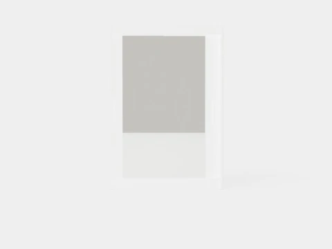 Wardrobe PARIS 150 White 3D Model