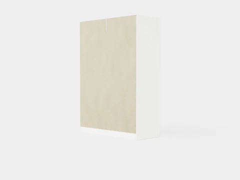Wardrobe PARIS 150 White 3D Model