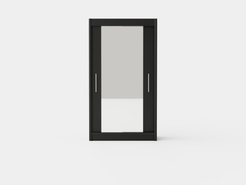 Wardrobe PARIS 120 Black 3D 模型