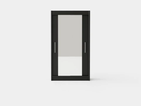 衣柜 PARIS 120 黑色 3D 模型