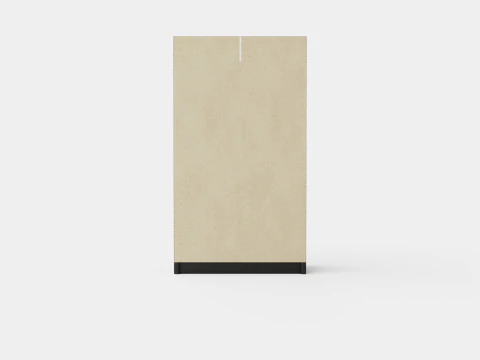 Wardrobe PARIS 120 Black 3D Model