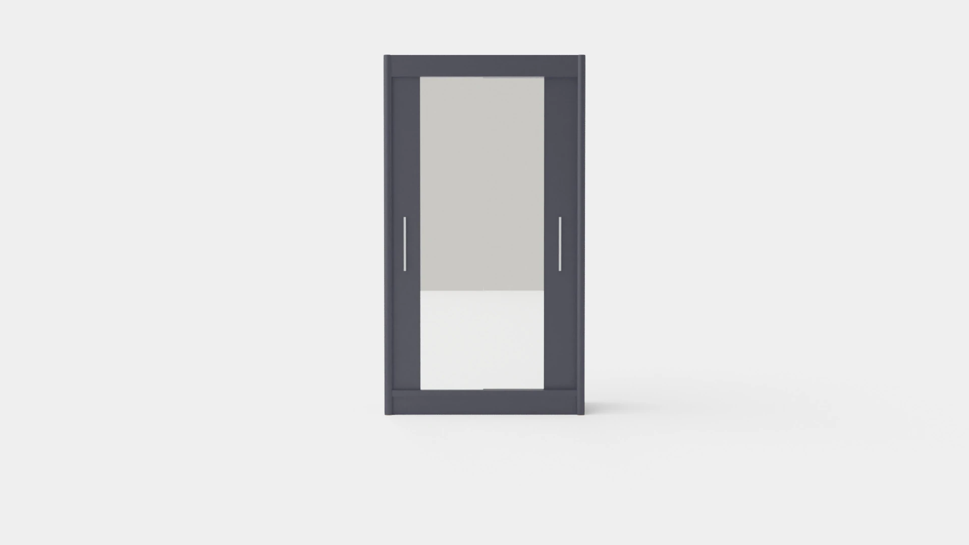 Wardrobe PARIS 120 Graphite 3D Model .c4d .max .obj .3ds .fbx .stl .blend