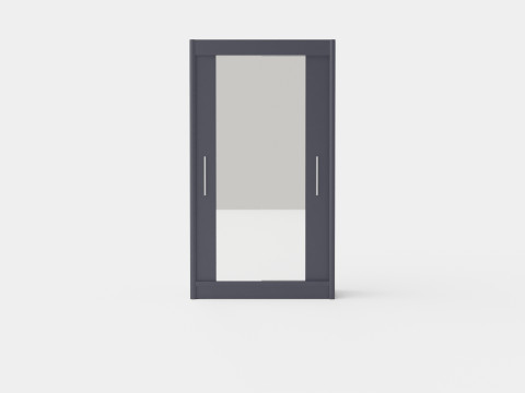 Wardrobe PARIS 120 Graphite 3D Model