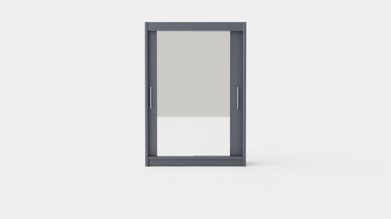 Wardrobe PARIS 150 Graphite 3D 모델 .c4d .max .obj .3ds .fbx .stl .blend
