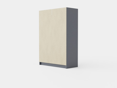 Wardrobe PARIS 150 Graphite 3D 모델