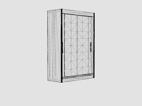 Wardrobe PARIS 150 Graphite 3D 모델