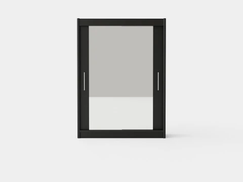 Шафа ПАРИЖ 160 Чорний 3D Модель