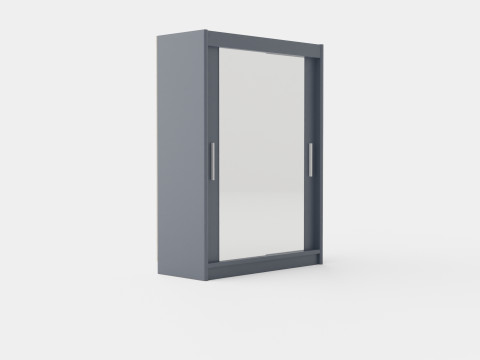 Wardrobe PARIS 160 Graphite 3D Model