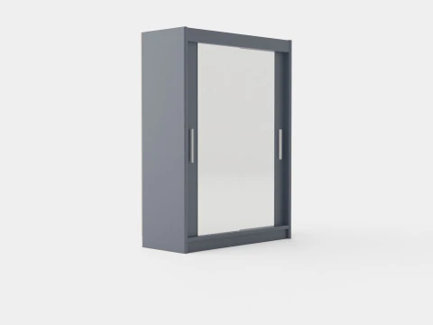 Wardrobe PARIS 160 Graphite 3D Model