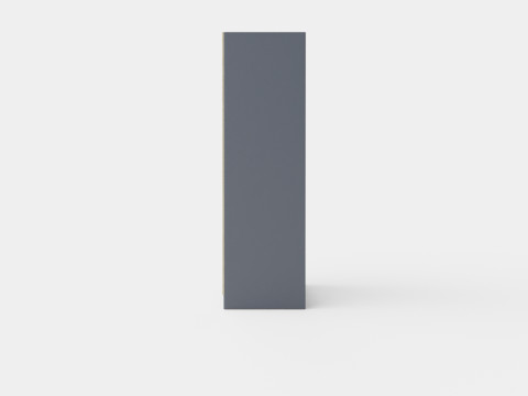Wardrobe PARIS 160 Graphite 3D Model