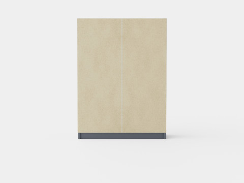 Wardrobe PARIS 160 Graphite 3D Model