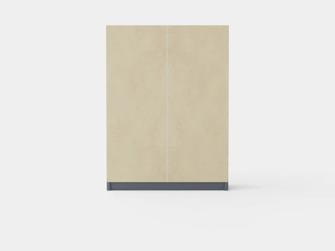 Wardrobe PARIS 160 Graphite 3D Model