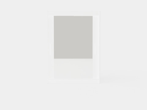 Wardrobe PARIS 160 White 3D Model