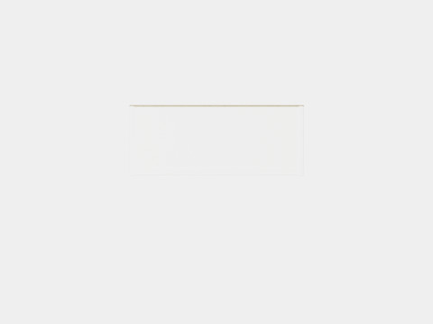 Wardrobe PARIS 160 White 3D Model