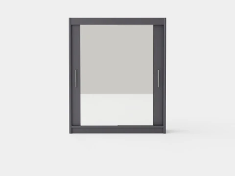 Armoire PARIS 180 Graphite Modèle 3D