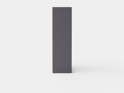 Wardrobe PARIS 180 Graphite 3D मॉडल
