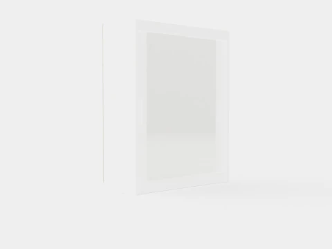 Wardrobe PARIS 180 White 3D Model