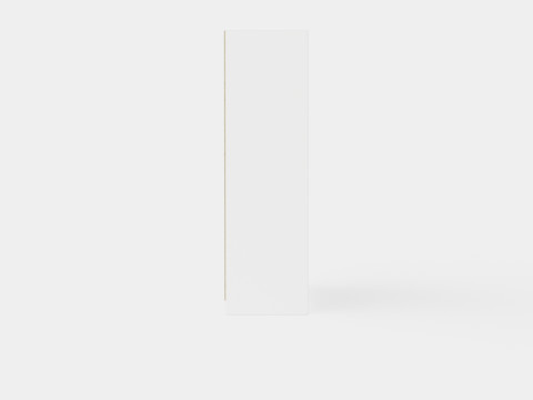 Wardrobe PARIS 180 White Modello 3D