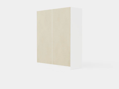 Wardrobe PARIS 180 White 3D Model
