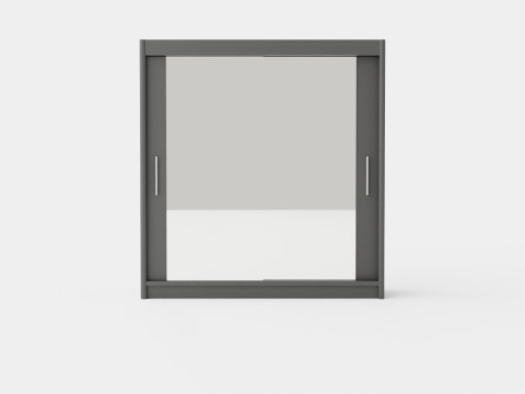 Wardrobe PARIS 203 Graphite 3D Model