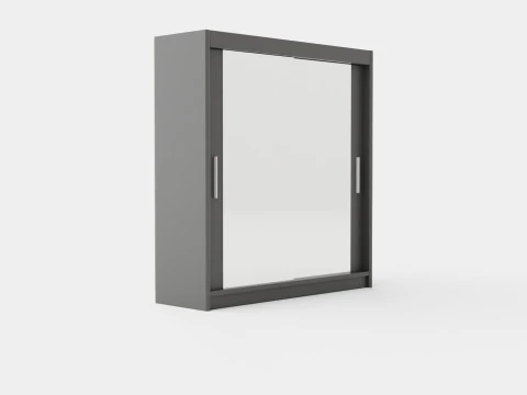 Wardrobe PARIS 203 Graphite 3D Model