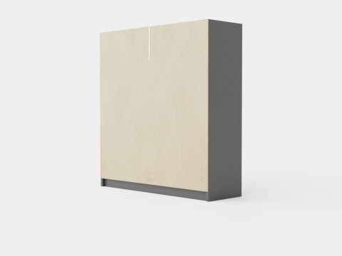 Wardrobe PARIS 203 Graphite 3D Model
