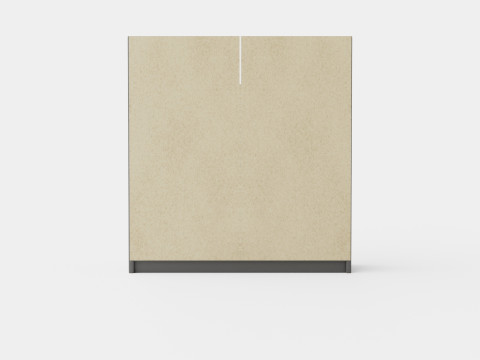 Wardrobe PARIS 203 Graphite 3D Model
