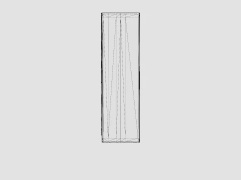 Wardrobe PARIS 203 Graphite 3D Model