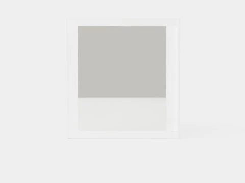 Гардероб ПАРИЖ 203 Белый 3D Модель