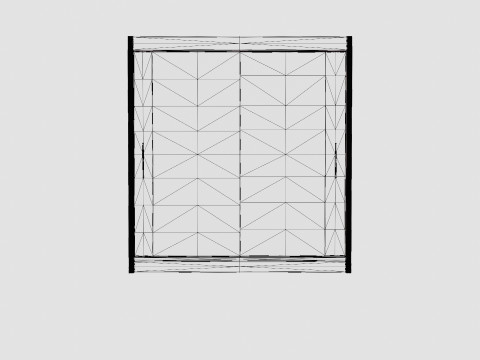 Wardrobe PARIS 203 White 3D 模型