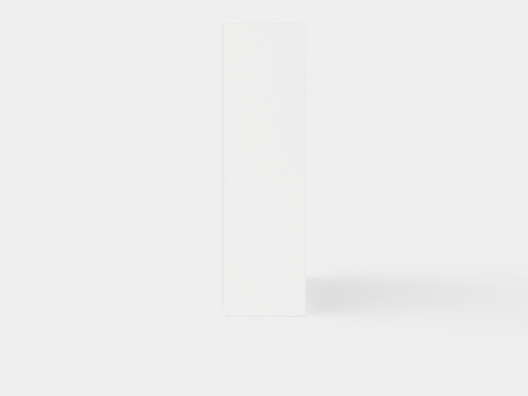Wardrobe PARIS LUX 250 White 3D Model