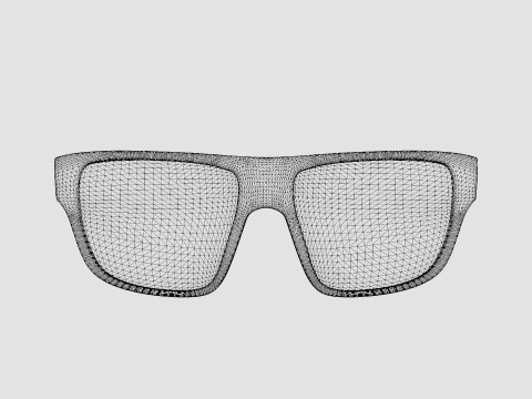 Adidas Sport - Green SP0008 02N Sport Glasses 3D Model