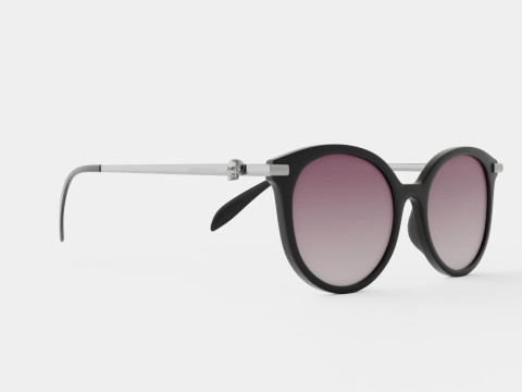 Alexander McQueen - AM0135S 001 5419 Sunglasses 3D Model