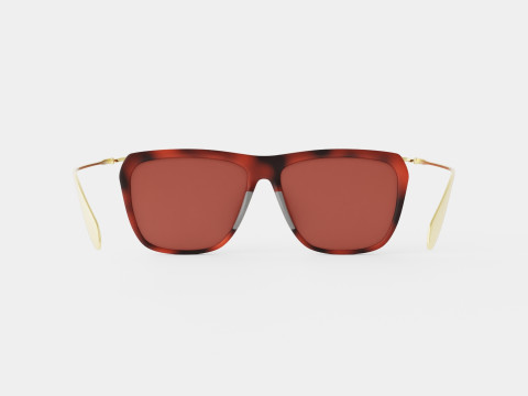 Alexander McQueen - AM0143S 001 Sunglasses Modelo 3D