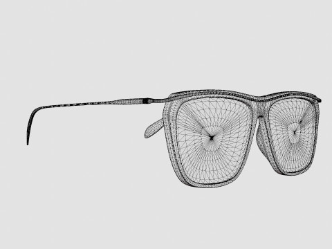 Alexander McQueen - AM0143S 001 Sunglasses Modelo 3D