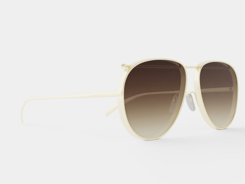 Alexander McQueen - AM0170S 001 Sunglasses 3D Model