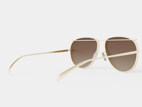 Alexander McQueen - AM0170S 001 Sunglasses Modelo 3D