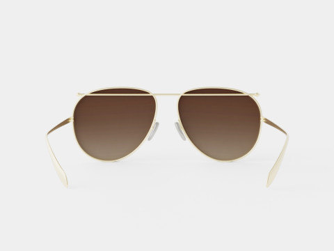 Alexander McQueen - AM0170S 001 Sunglasses Modelo 3D