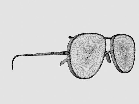 Alexander McQueen - AM0170S 001 Sunglasses Modelo 3D