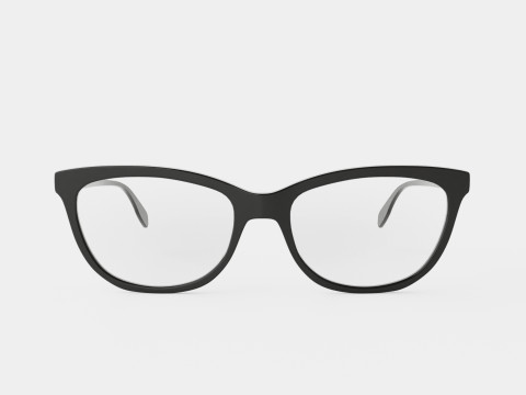 Alexander McQueen - AM0161O 001 Glasses Modèle 3D
