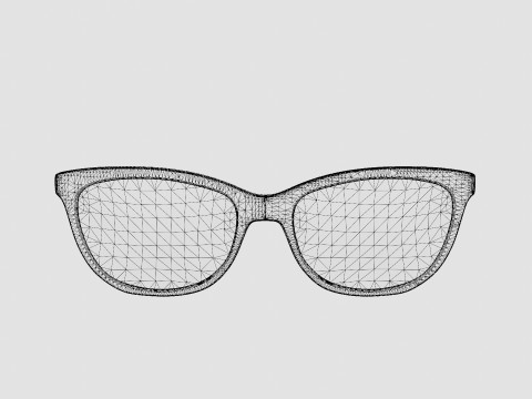 Alexander McQueen - AM0161O 001 Glasses Modèle 3D