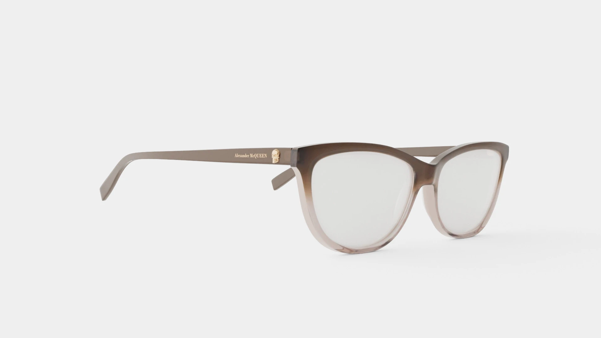 Alexander McQueen - AM0161O 003 Glasses 3D Model .c4d .max .obj .3ds .fbx .stl .blend 
