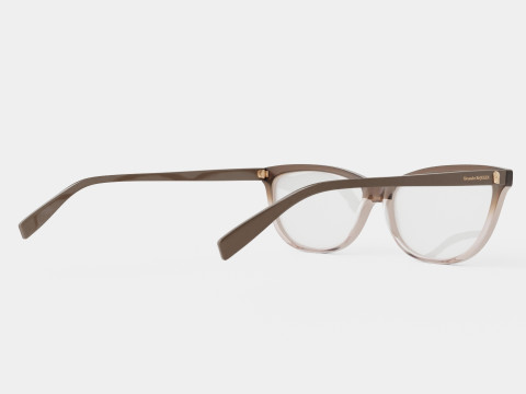Alexander McQueen - AM0161O 003 Glasses Modelo 3D
