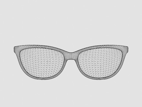 Alexander McQueen - AM0161O 003 Glasses Modelo 3D