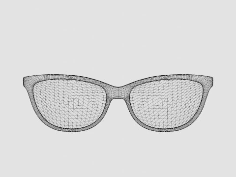 Alexander McQueen - AM0161O 003 Glasses 3D Model
