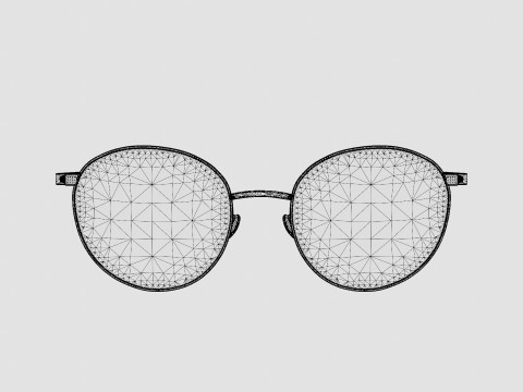 Alexander McQueen - AM0232O 002 5219 Glasses Modelo 3D