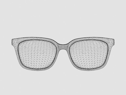 Alexander McQueen - AM0243O 005 Glasses Modèle 3D